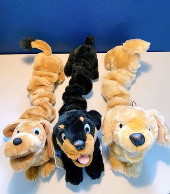 Plush Puppies Bungee Dog Toy Range