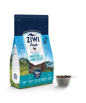 ZIWI Peak Air-Dried Mackerel &amp; Lamb Recipe for Dogs - 454gm
