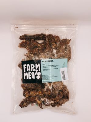 Farm Meats 100% Natural Duck Neck Dog Treats 300g