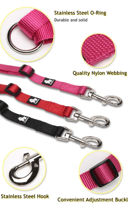 Truelove Nylon Dual Dog Leash Coupler Range