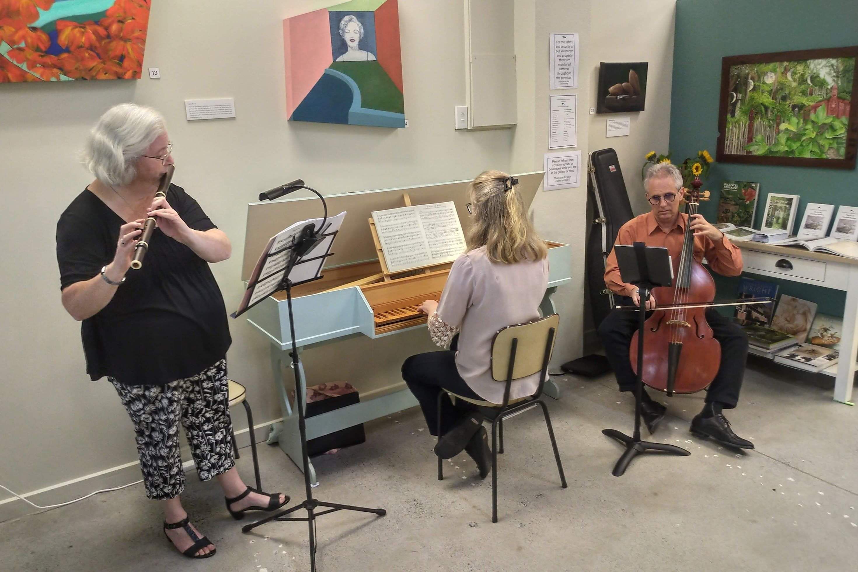 Waikato Baroque performing Greensleeves