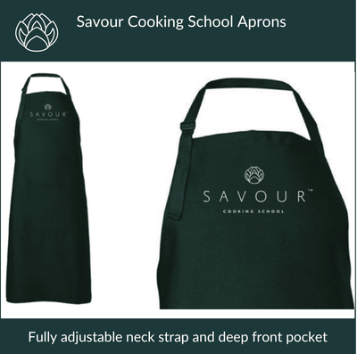 Savour Aprons with Logo