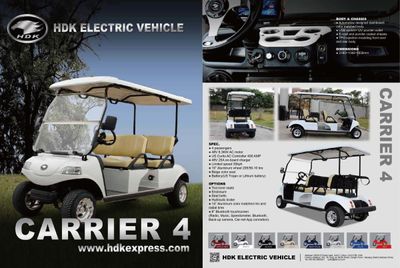 Express 4 seat Golf Cart with Lithium Battery