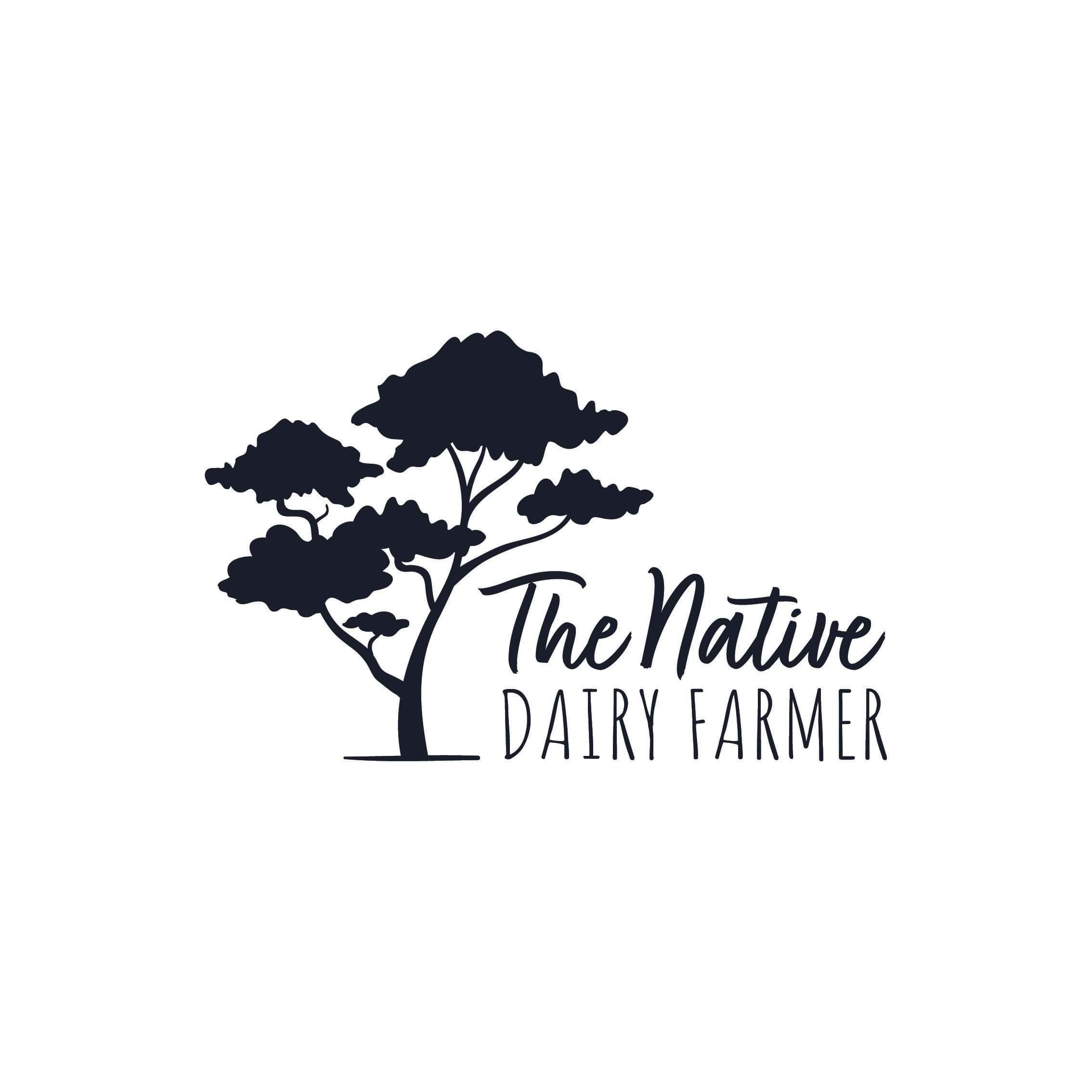 Logo design for The Native Dairy Farmer. Native plant suppliers in the Waikato. Website by Creative Box, Te Awamutu.