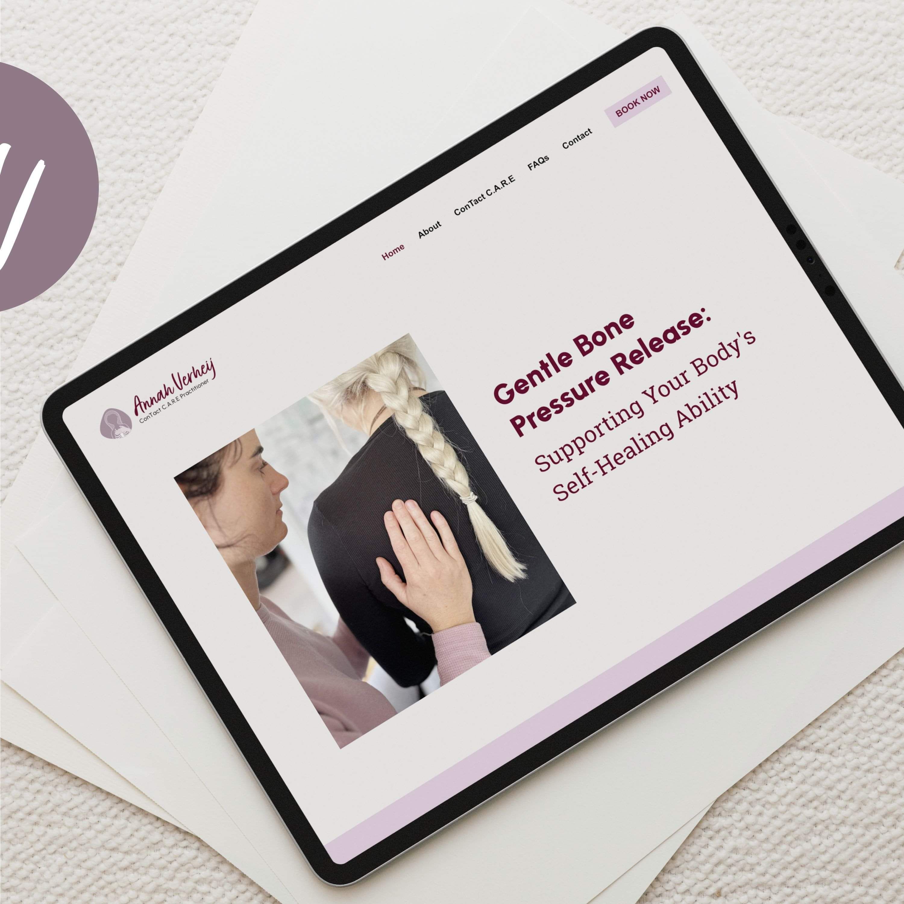  Image of Annah Verheij's brand refresh. Creative Box Waikato New Zealand Graphic Designer.