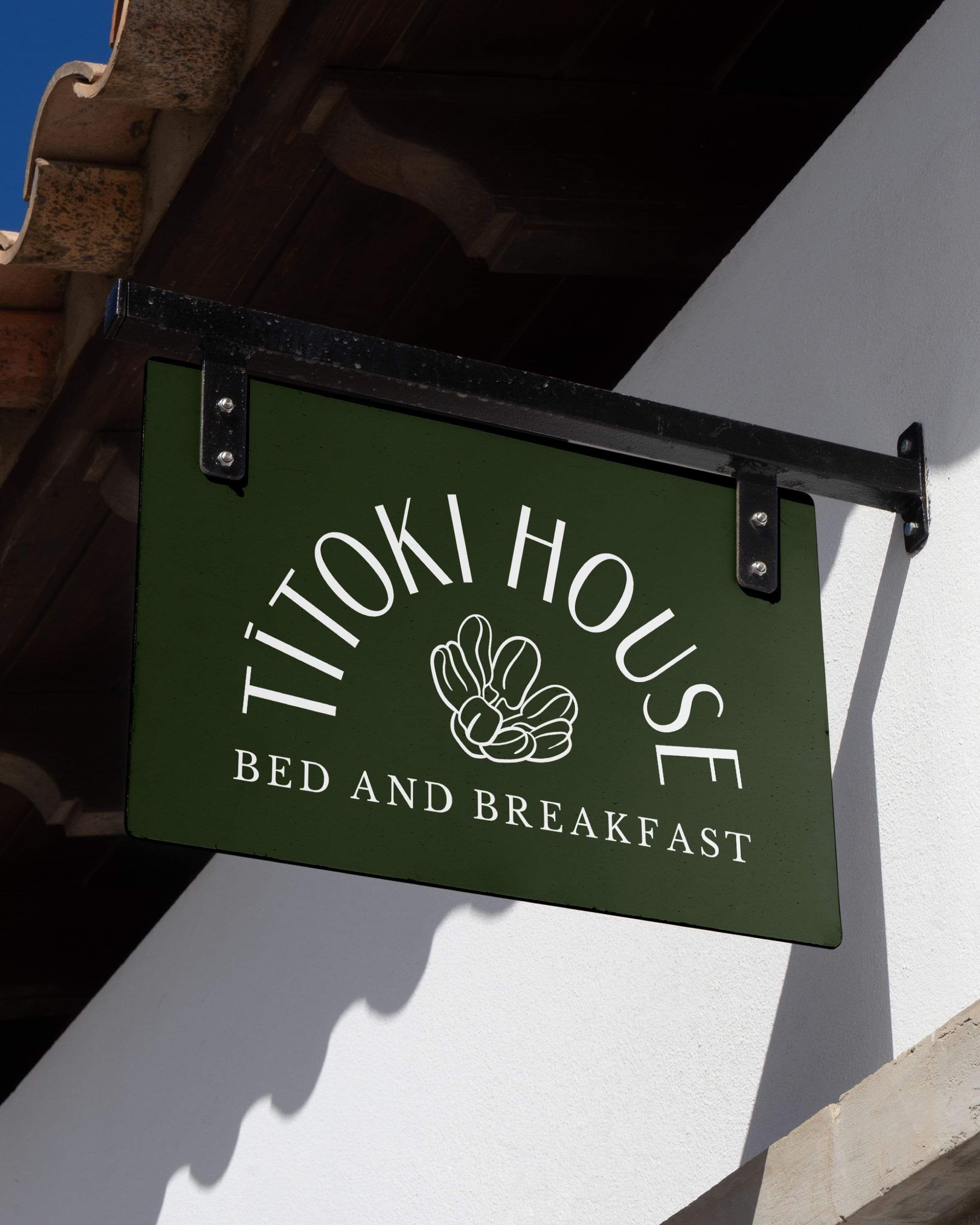 Image of Titoki House, luxury accommodation branding. By Creative Box. Waikato, New Zealand. 