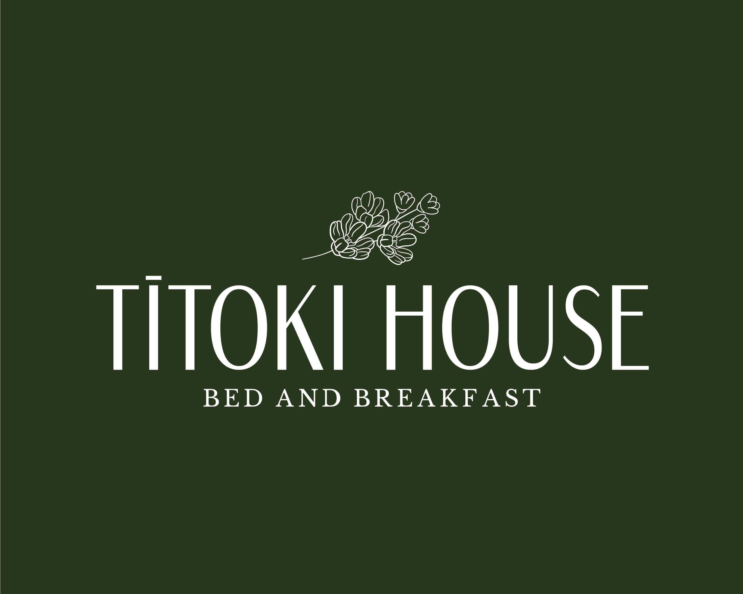 Image of Titoki House, luxury accommodation branding. By Creative Box. Waikato, New Zealand. 