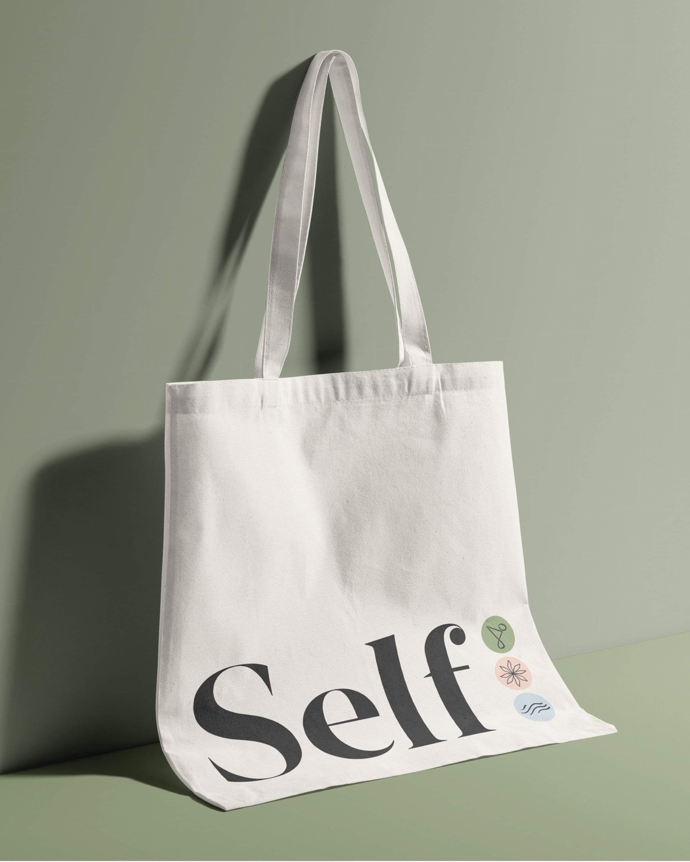 Image of Self merchandise branding, wellness studio in Alexandra. Website by Creative Box.  New Zealand. 