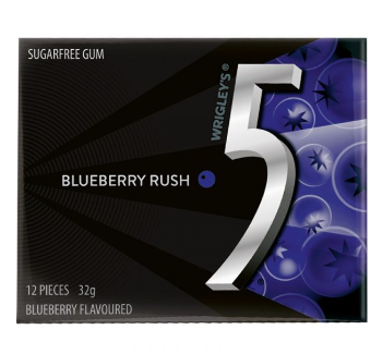5 Gum Blueberry Rush 32g