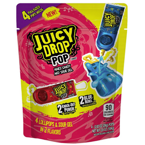 Jumbo Juicy Drop Pop Bag 4pops