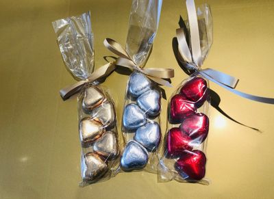 Foiled Hearts (10 pieces)