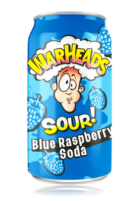 Warheads Sour Can Blue Raspberry