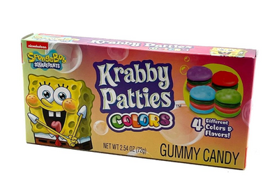 Krabby Patties Colors Gummy Candy