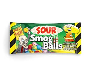 Toxic Waste Sour Smog Balls 48g