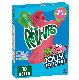 Fruit Roll-Ups Jolly Rancher 10pk Box