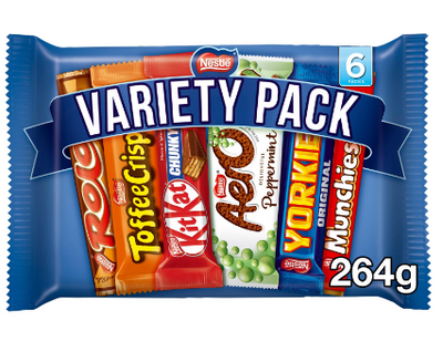 Nestl&eacute; Variety Chocolate Bar 6 Pack