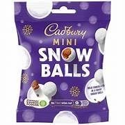 Cadbury Mini Snowballs Bag 80g