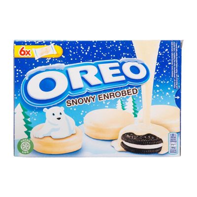 Oreo Snowy Enrobed White Biscuits 246g