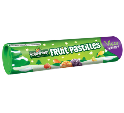 Rowntree&#039;s Fruit Pastilles Vegan Friendly Sweets Giant Tube 115g