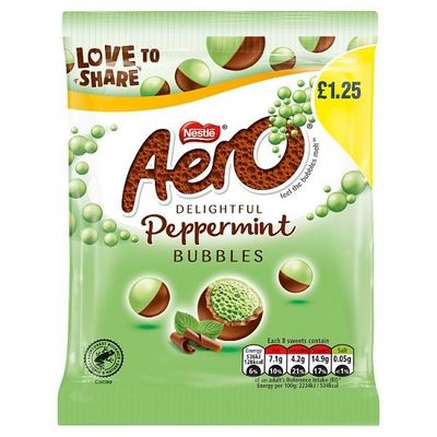 Aero Delightful Peppermint Bubbles PM&pound;1.25 80g