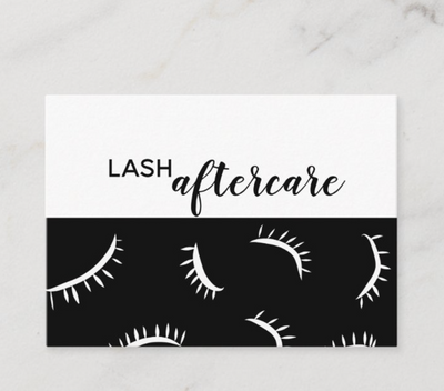 Lash After Care Card - Type 2