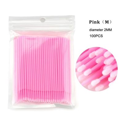Microbrush Pack of 100 Pink