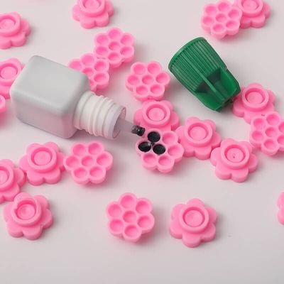 Pink Flower Glue Cup 100pk