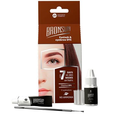Bronsun Eyelash &amp; Brow Kit - Chestnut