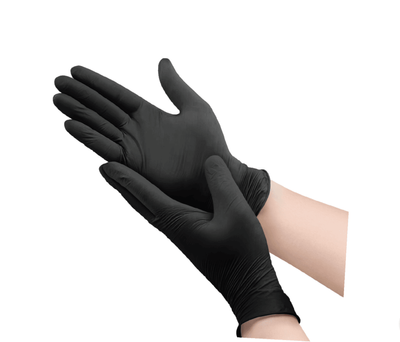 Pure Nitrile Disposable Gloves Black