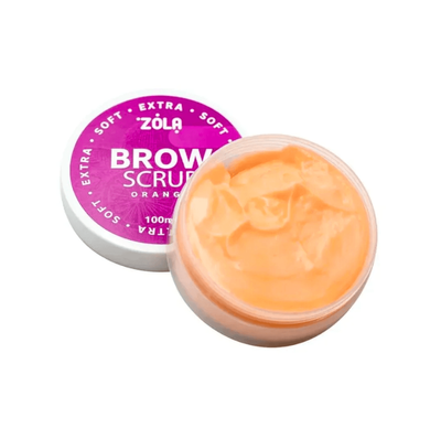 Zola - Extra Soft Eyebrow Scrub - Orange (100ml)