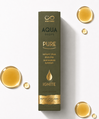 Aqua Drops&reg; Pure Ignite &middot; Light Brown PPD-Free Liquid Brow Tint &middot; 15ml