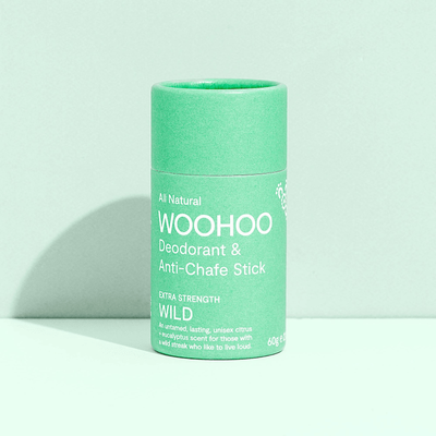 Woohoo Natural Deodorant + Anti-Chafe Stick WILD