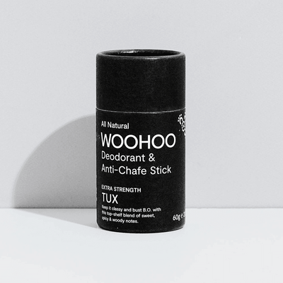 Woohoo Natural Deodorant + Anti-Chafe Stick TUX