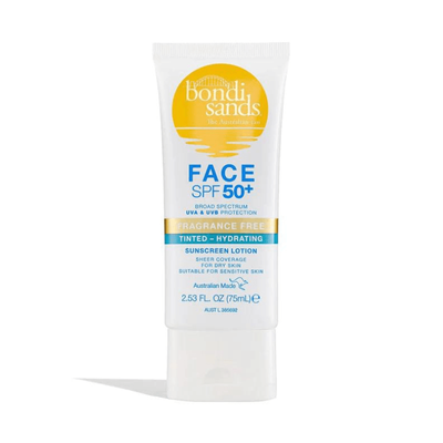 Bondi Sands SPF50 Fragrance Free Hydrating Tinted Face Lotion