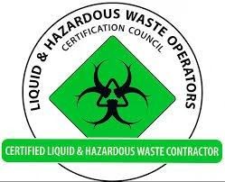 Certified Liquid & Hazardous Waste Contractors
