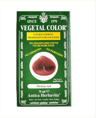 Vegetal Semi Permanent Hair Colour by Herbatint - Henna Red 75ml