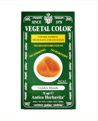 Vegetal Semi Permanent Hair Colour by Herbatint - Golden Blonde 75ml
