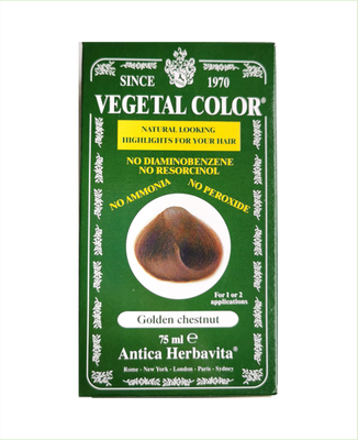 Vegetal Semi Permanent Hair Colour by Herbatint - Golden Chestnut 75ml