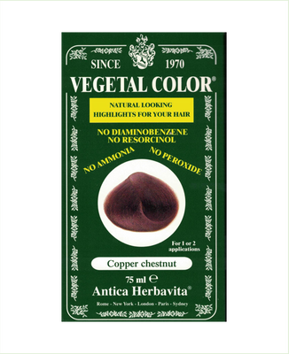 Vegetal Semi Permanent Hair Colour by Herbatint - Copper Chestnut 75ml
