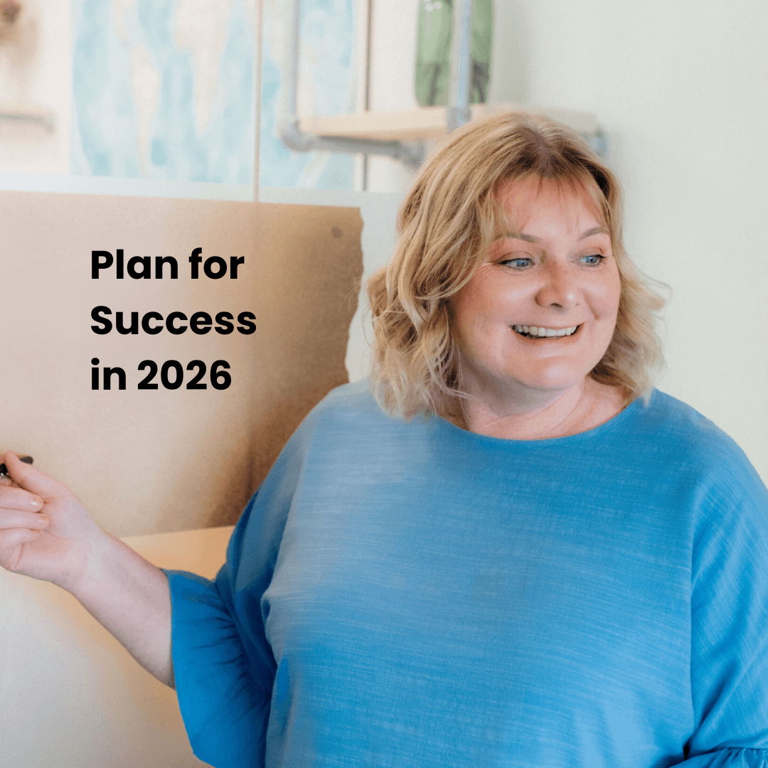 Image of Helen Laidlaw, Hamilton Business Advisor laughing with a client. Waikato, New Zealand.