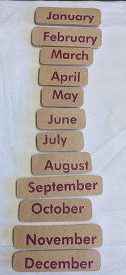 Months of the Year - English