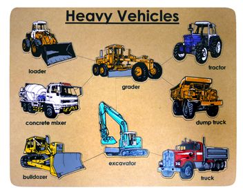Heavy Vehicles Puzzle ON SALE