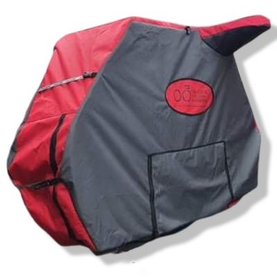 BR System Cover - Grey/Red Std/Std With Number Plate Pocket