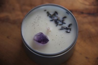 Peace - Amethyst and Lavender Tin Candles