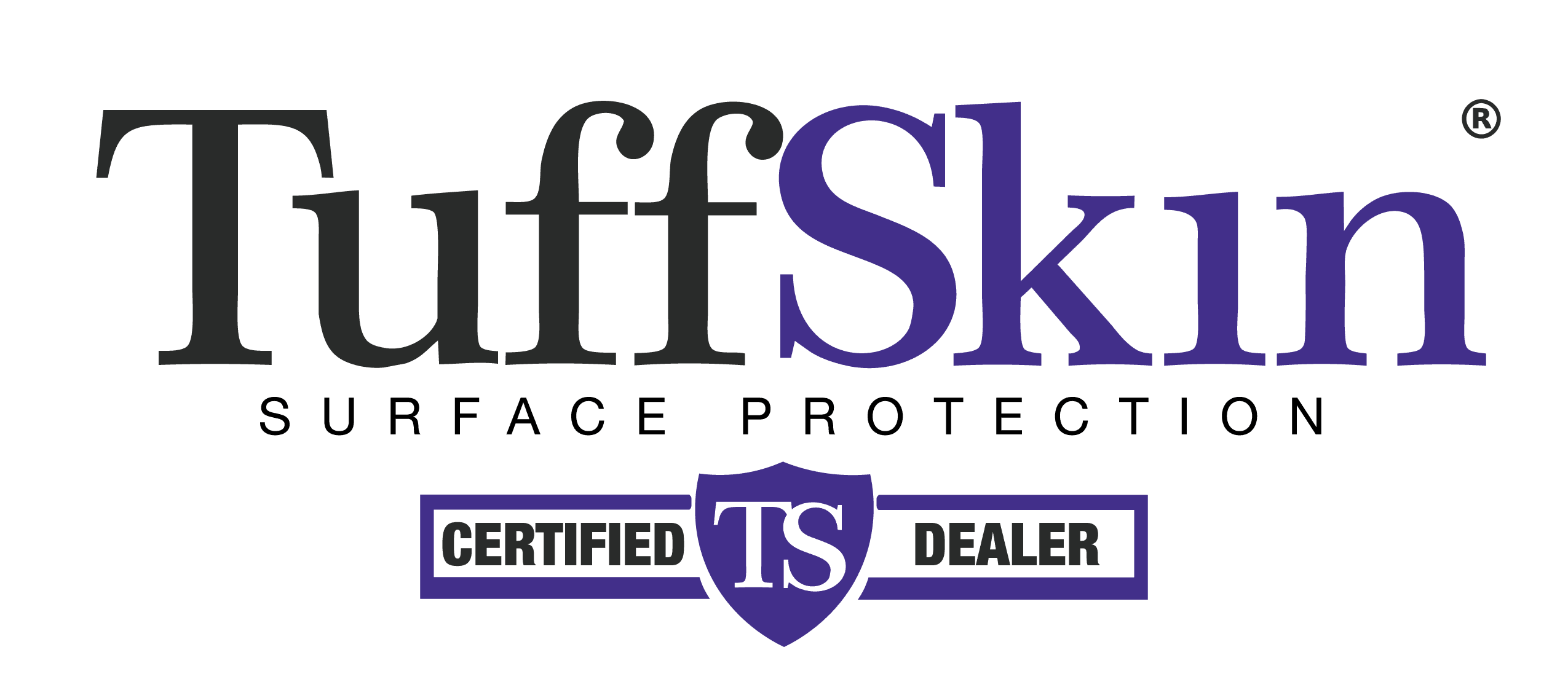 TuffSkin Logo and Certified Installer accreditation