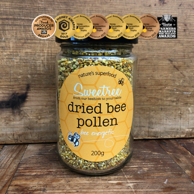 Dried Bee Pollen 200g - Glass Jar