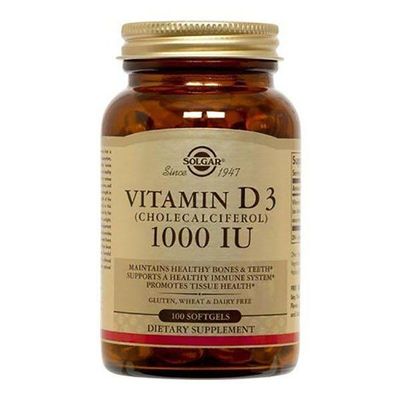 Solgar Vitamin D3 1000IU 100 Capsules