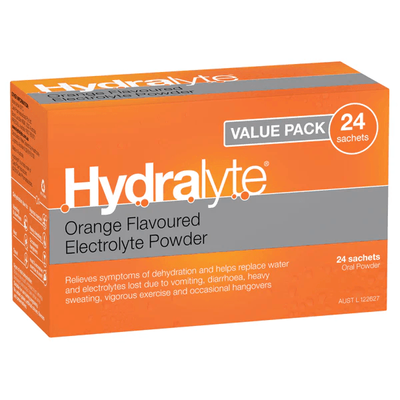 Hydralyte Orange 24 Sachets