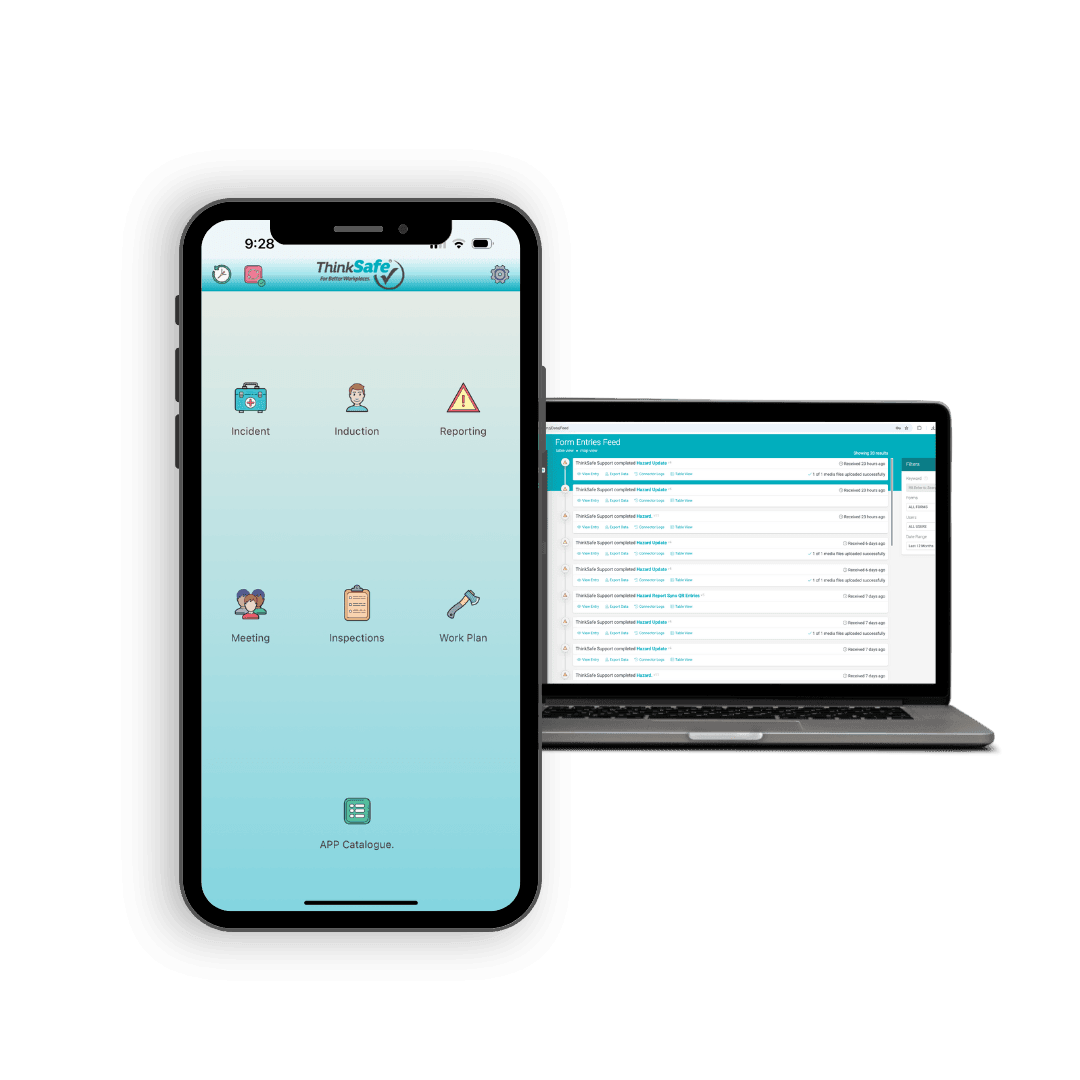 Image of ThinkSafe App and Dashboard
