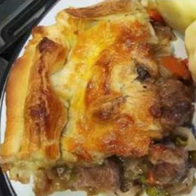 Lamb &amp; Mint Pie for two